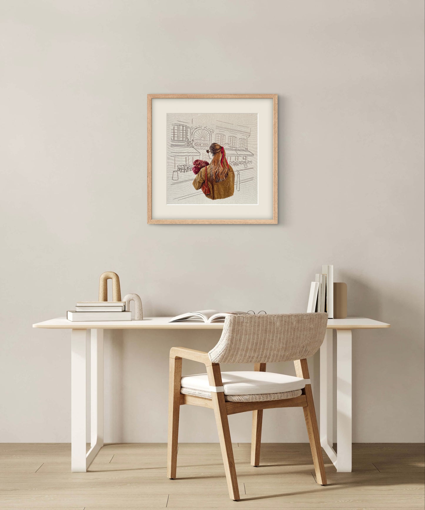 LIMITED EDITION PRINTS of “Table for one, s’il vous plaît”