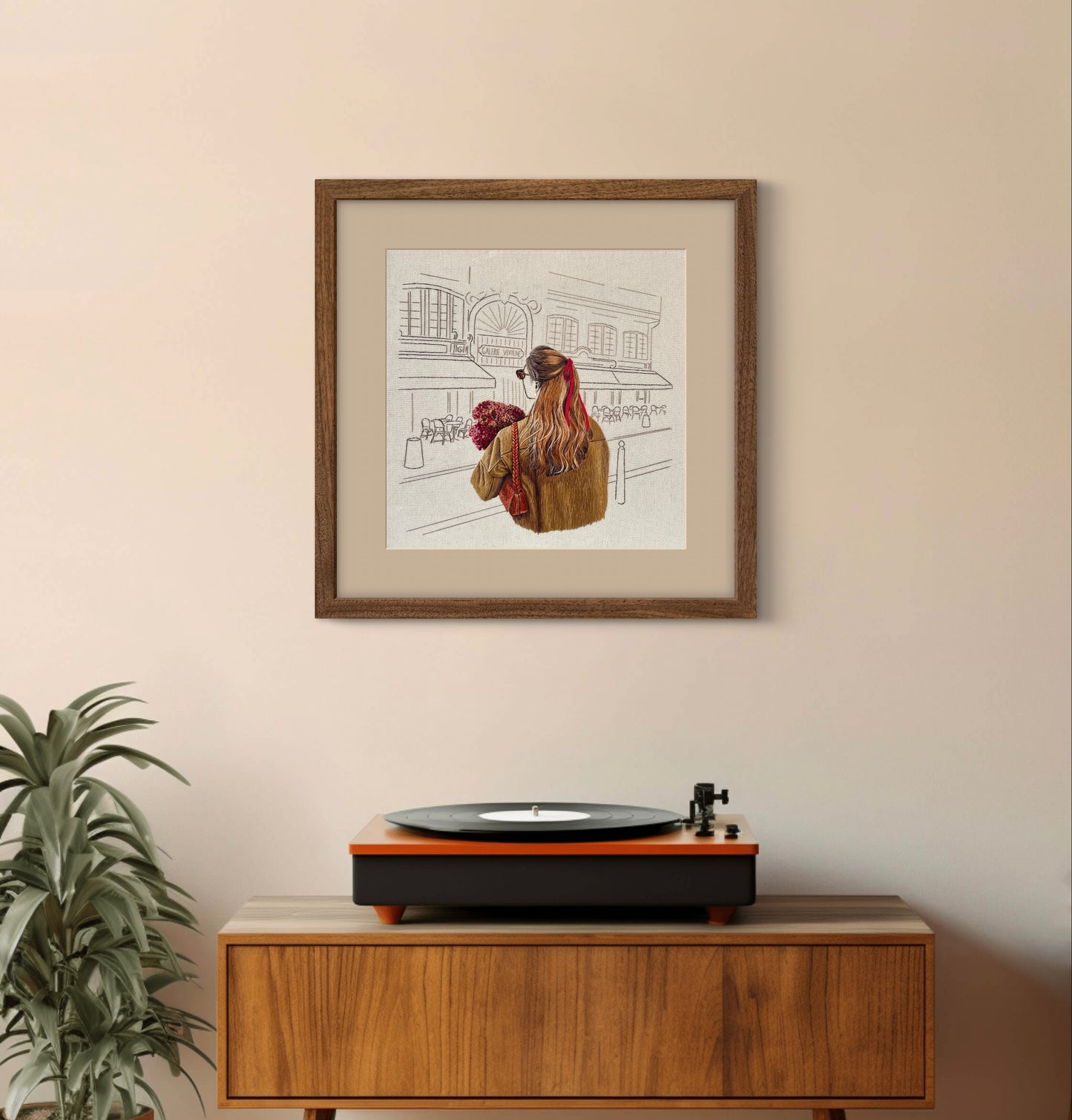 LIMITED EDITION PRINTS of “Table for one, s’il vous plaît”