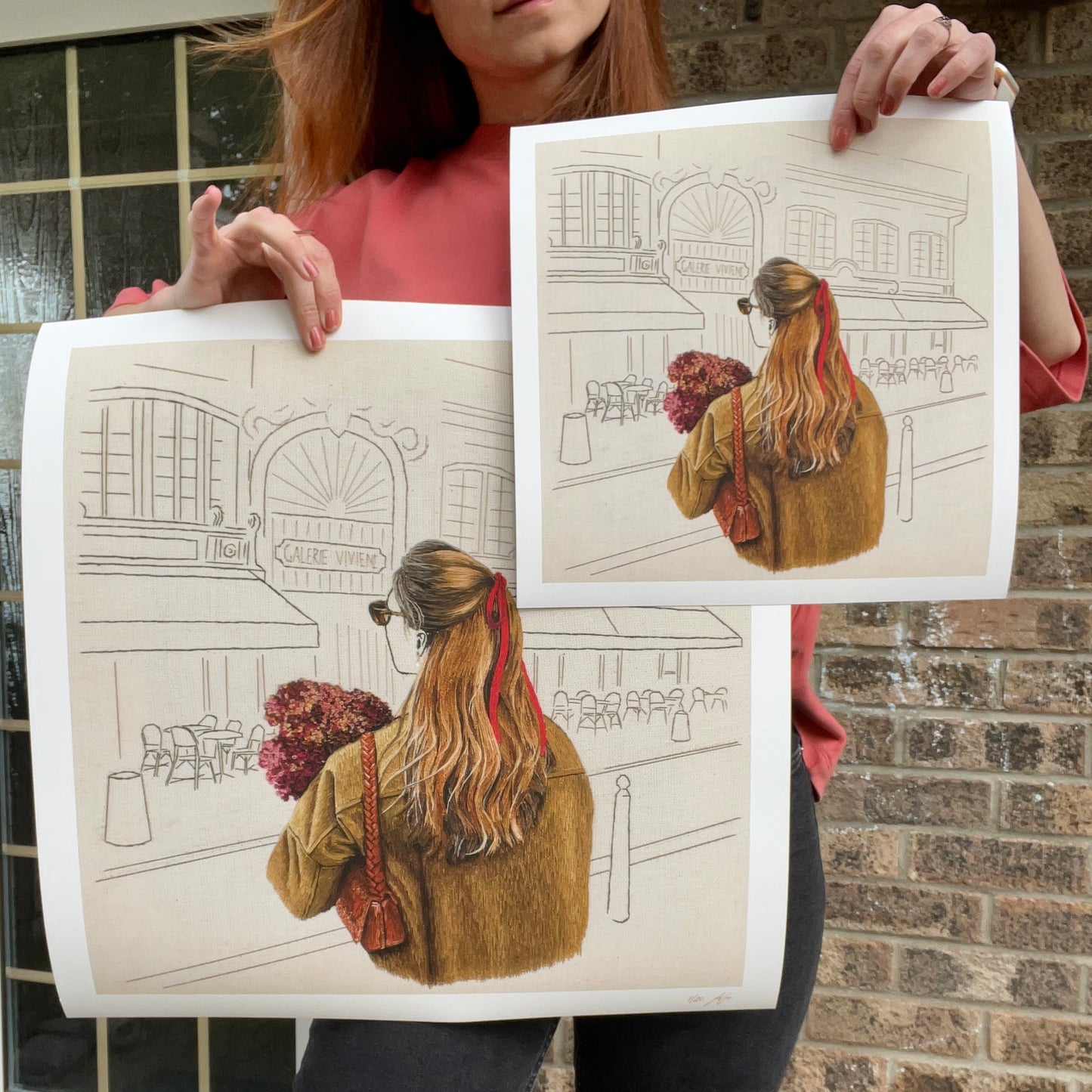LIMITED EDITION PRINTS of “Table for one, s’il vous plaît”